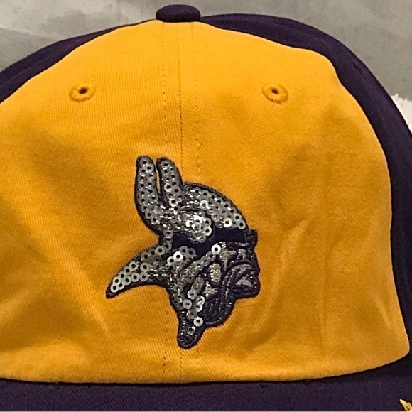 NFL Team Apparel - Minnesota Viking Woman's Football Cap - Picture 10 of 16